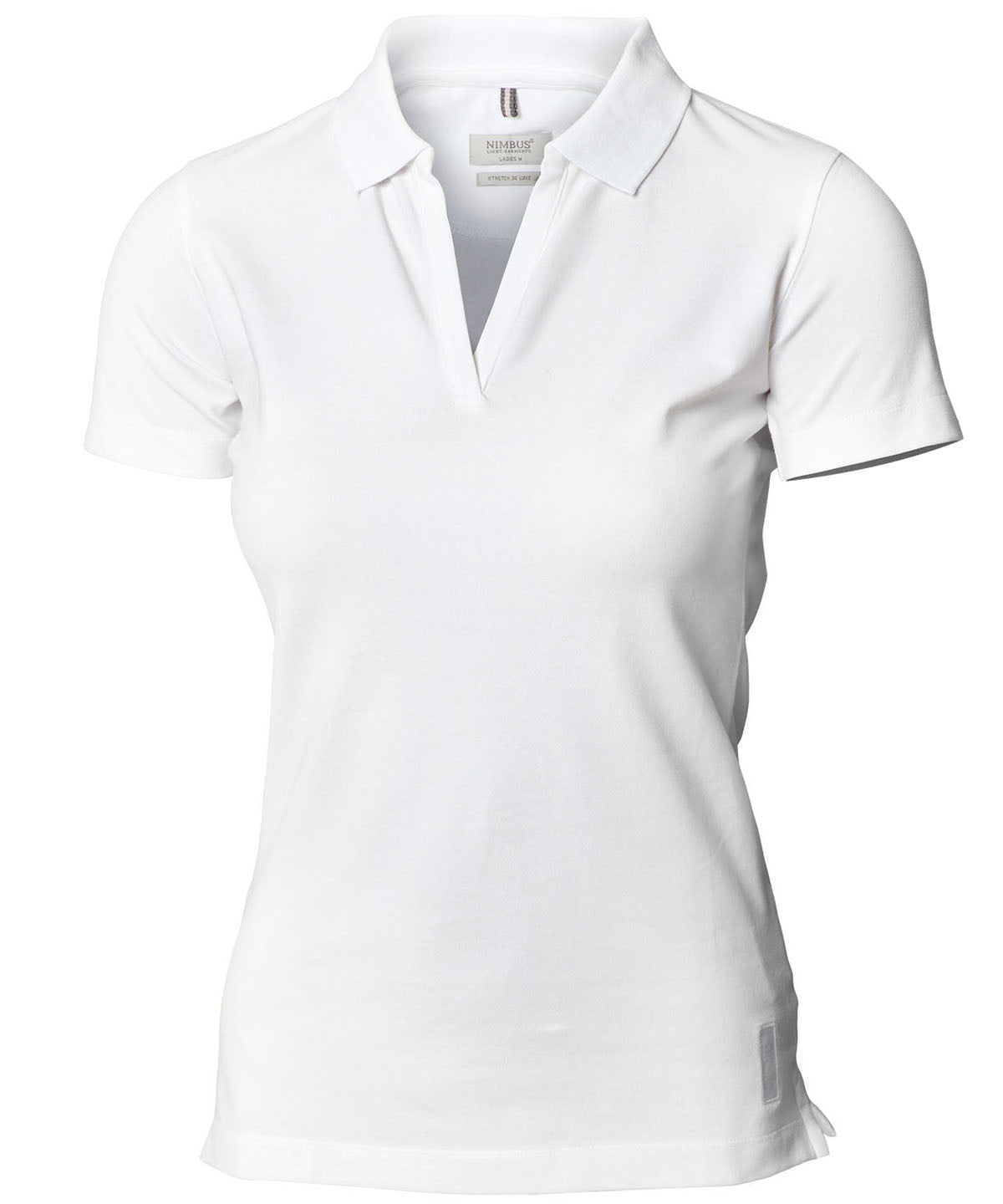 Womens Harvard v-neck stretch deluxe polo