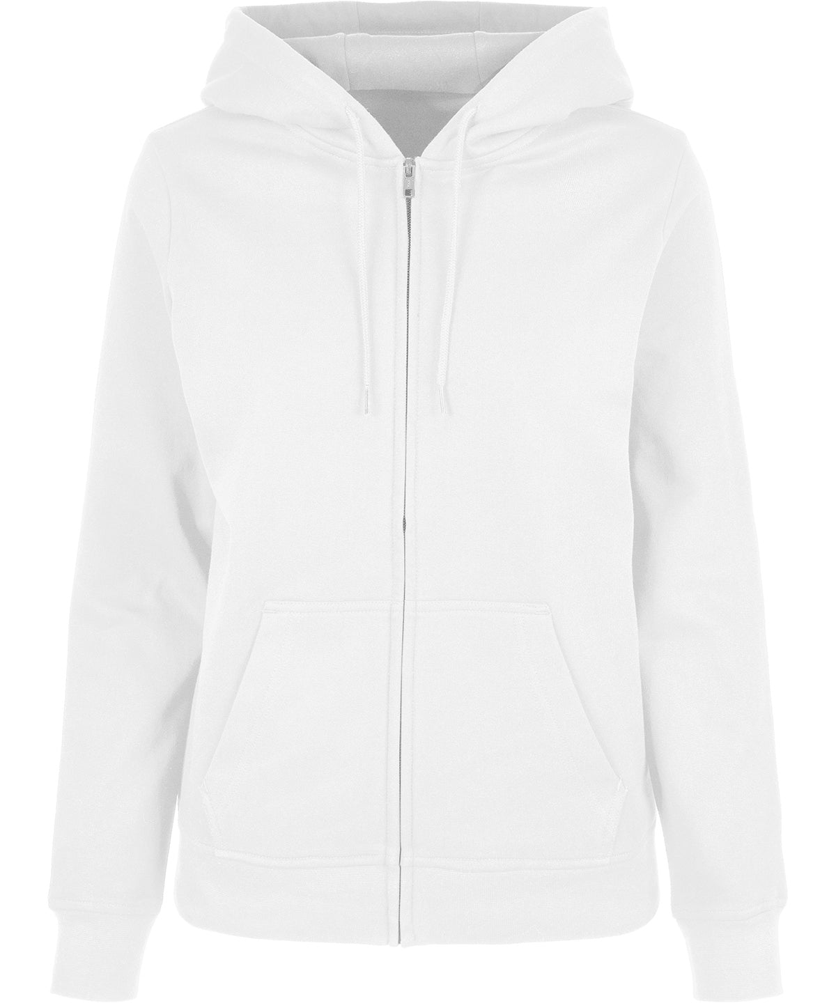 Womens basic zip hoodie