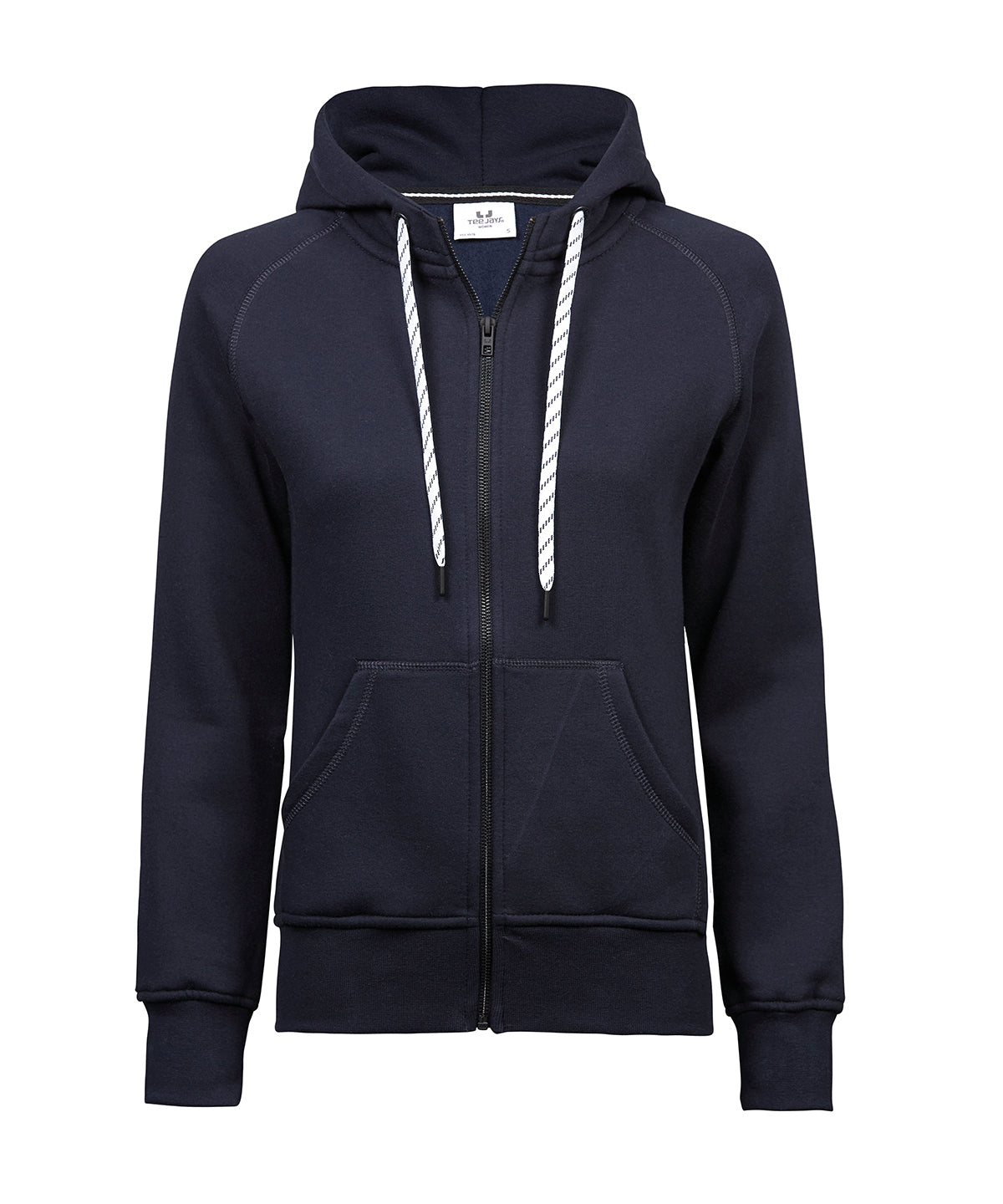 Womens fashion full-zip hoodie (5436)