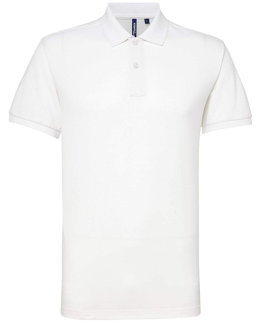 Mens polycotton blend polo