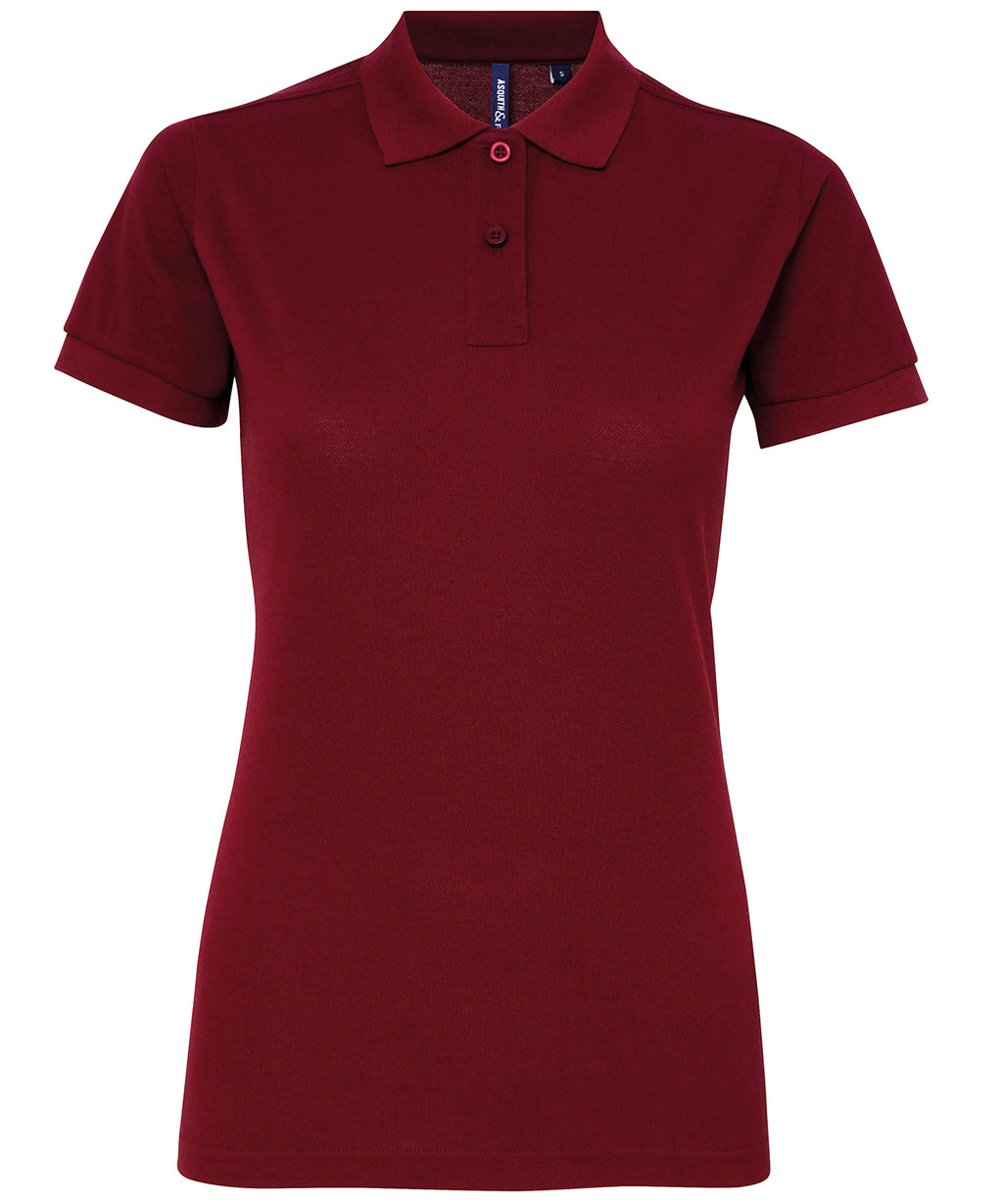 Womens polycotton blend polo