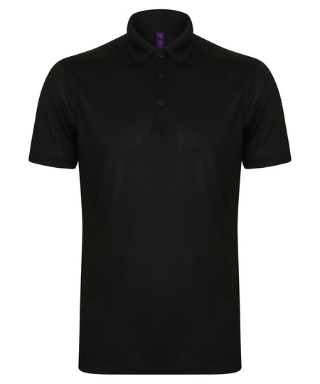 Stretch polo shirt with wicking finish (slim fit)