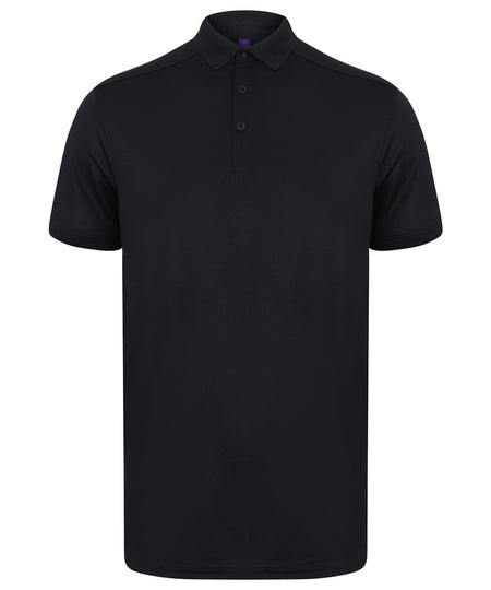 Stretch polo shirt with wicking finish (slim fit)