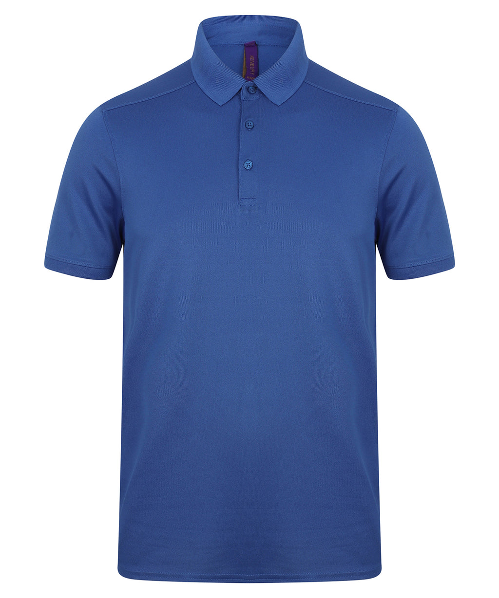 Stretch polo shirt with wicking finish (slim fit)