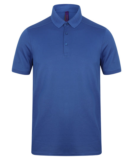 Stretch polo shirt with wicking finish (slim fit)