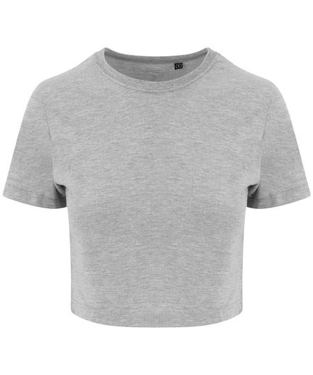 Women's triblend cropped T