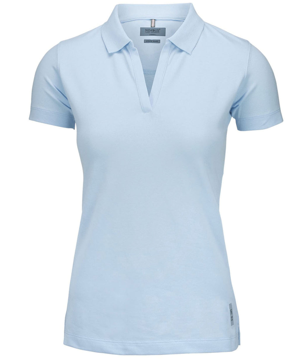 Womens Harvard v-neck  stretch deluxe polo