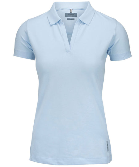 Womens Harvard v-neck  stretch deluxe polo