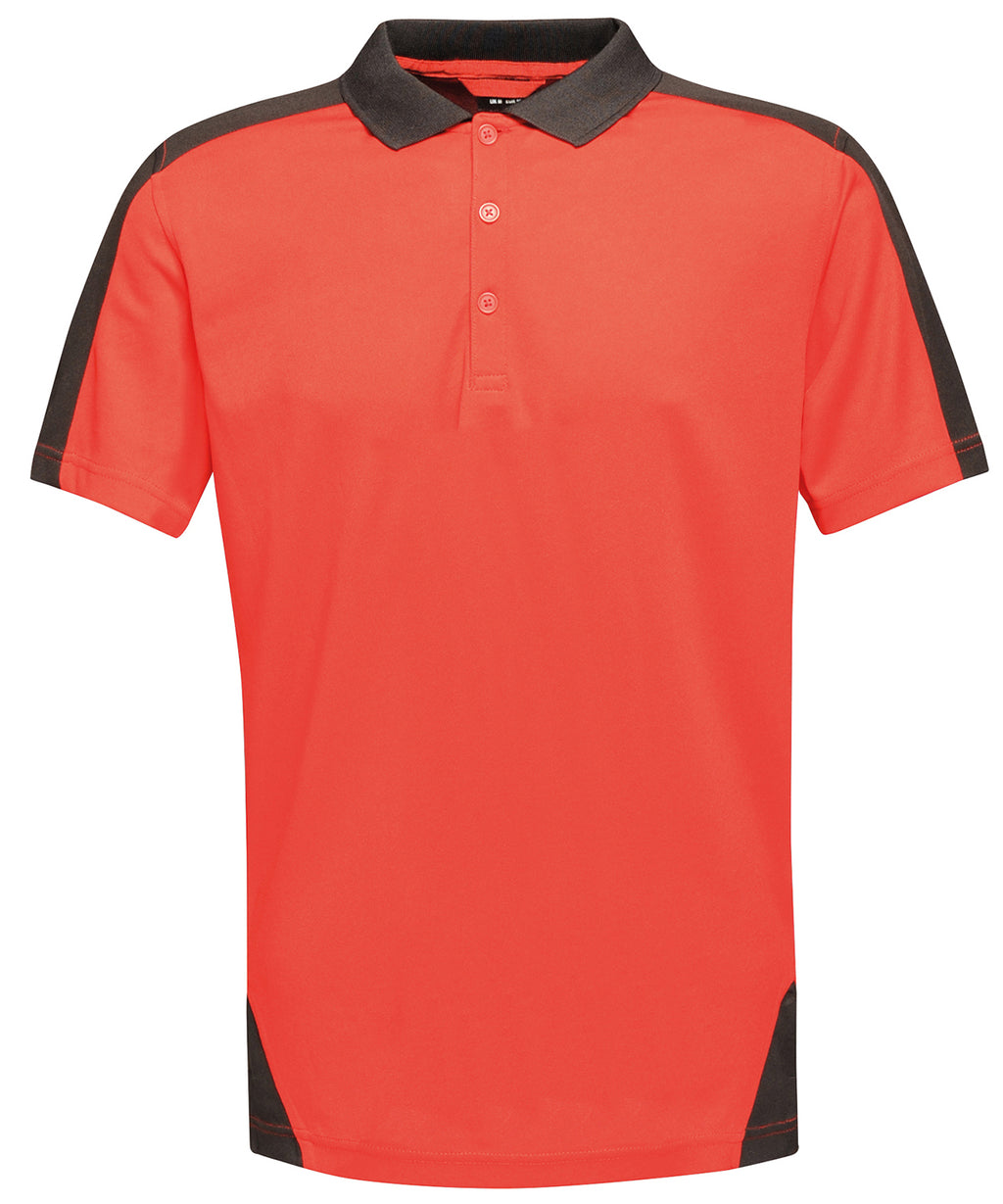 Contrast wicking polo