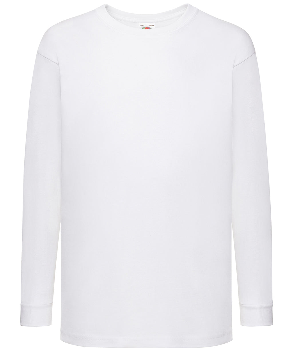 Kids long sleeve valueweight T