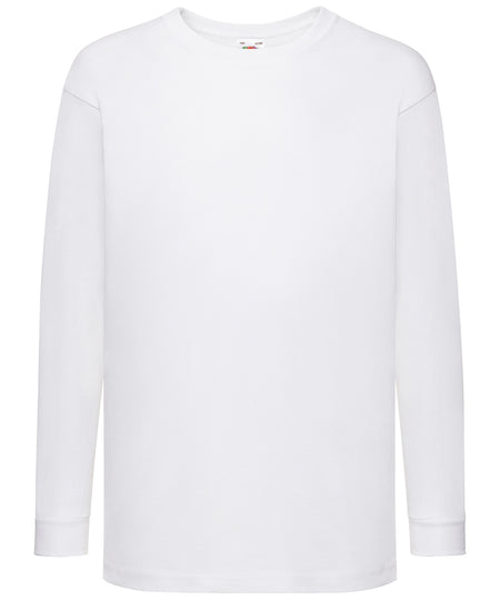Kids long sleeve valueweight T