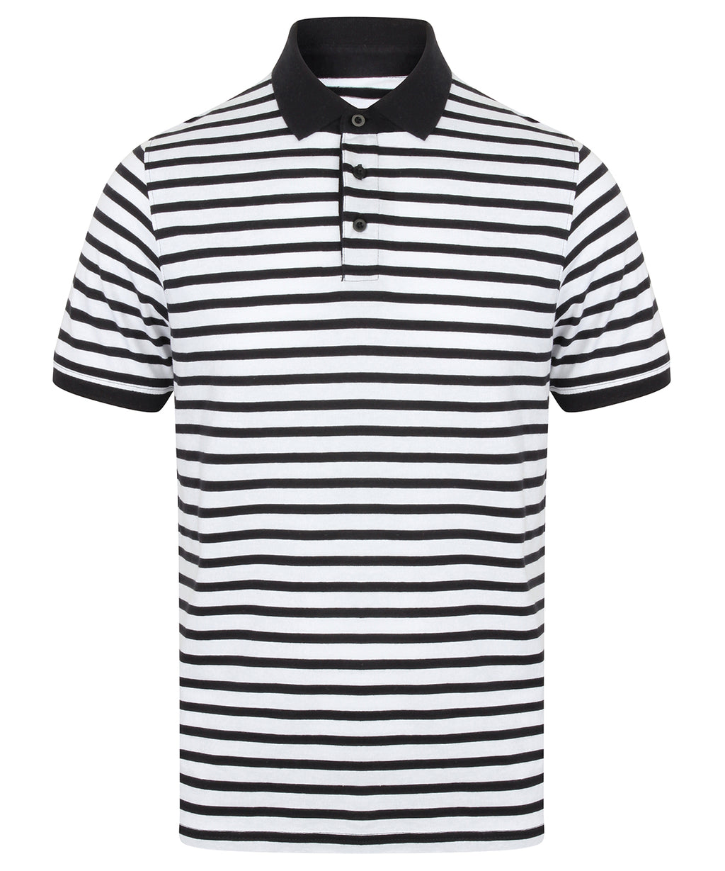 Striped Jersey polo shirt