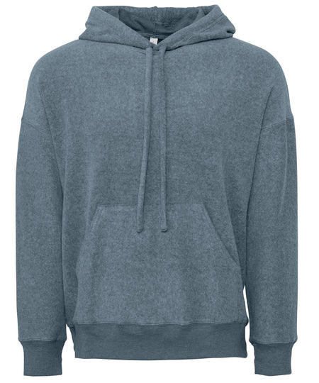 Unisex sueded fleece pullover hoodie