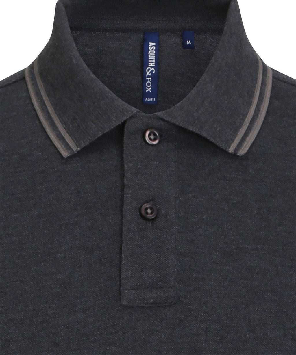 Men's classic fit tipped polo