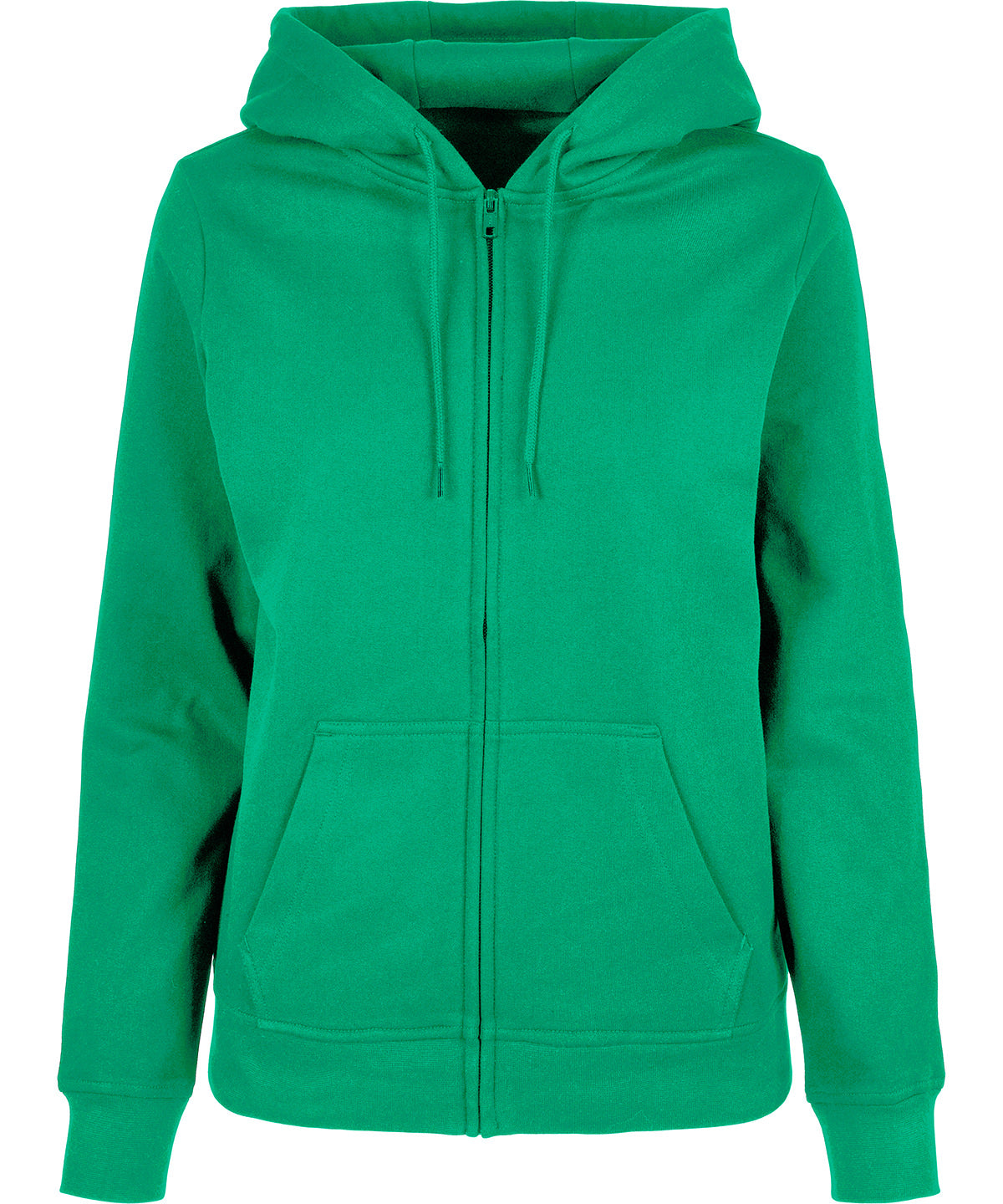 Womens basic zip hoodie