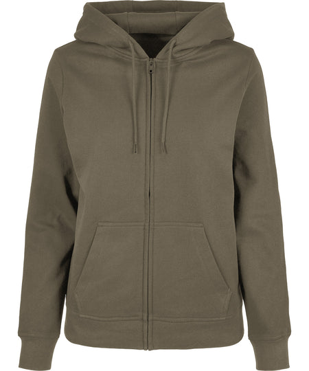 Womens basic zip hoodie