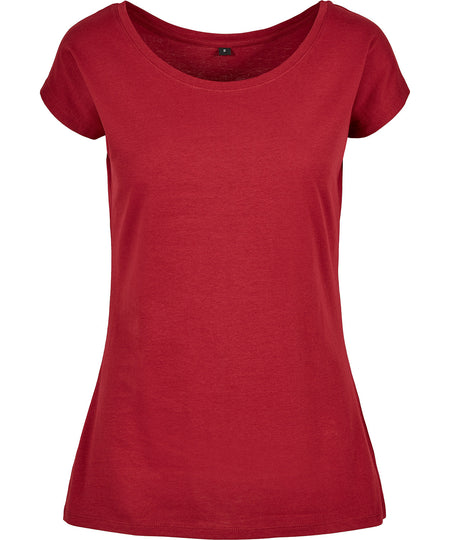 Women's wide neck tee