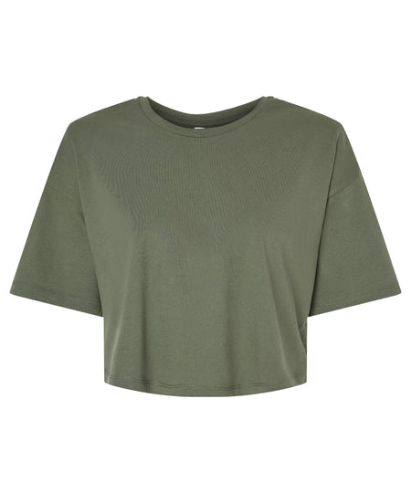 Womens Jersey crop tee