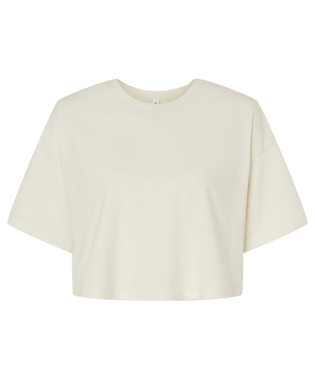 Womens Jersey crop tee