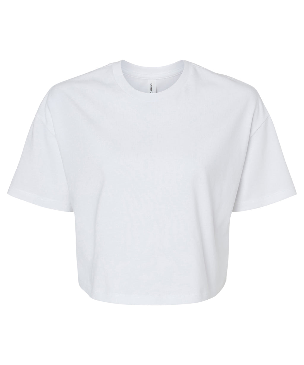Womens Jersey crop tee