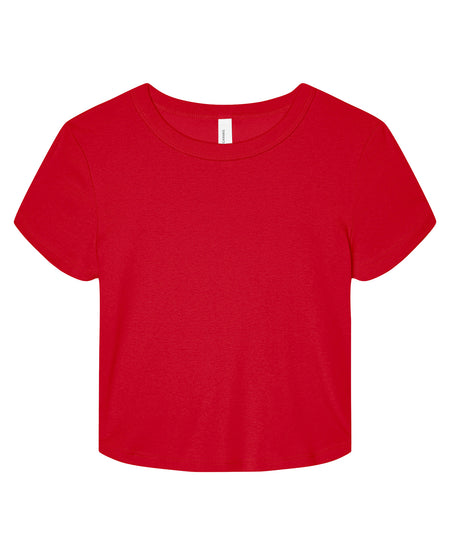 Womens micro rib baby t-shirt