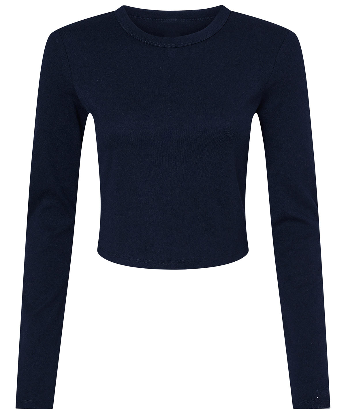 Womens micro rib long sleeve baby t-shirt