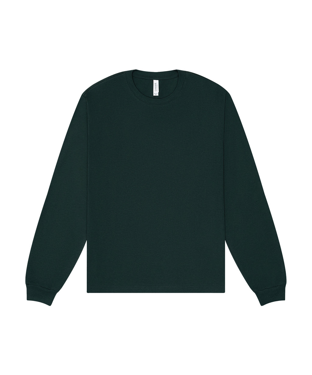 Unisex heavy boxy long sleeve tee
