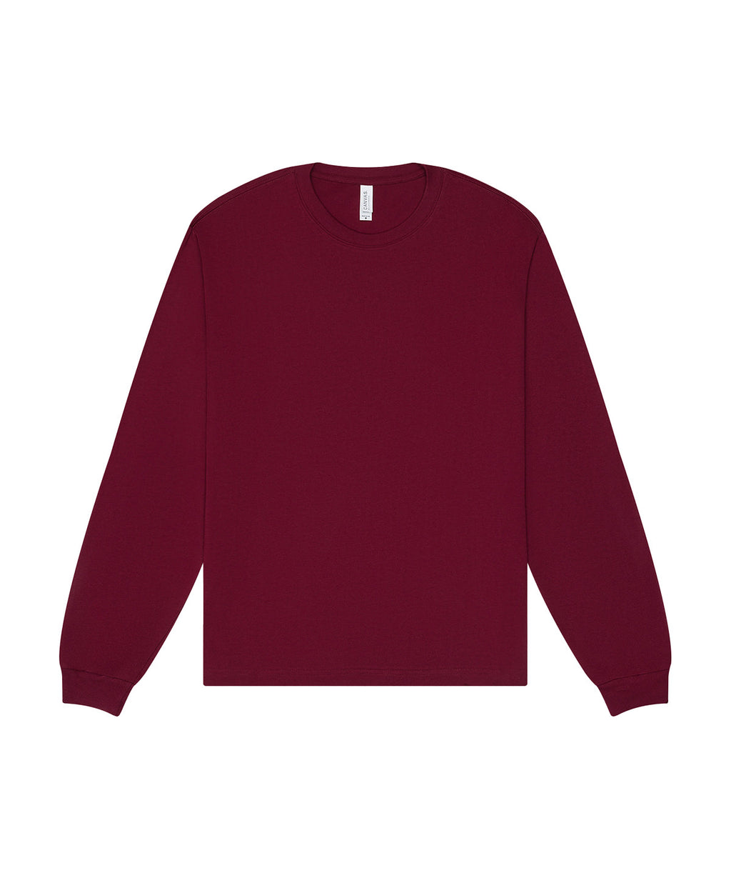 Unisex heavy boxy long sleeve tee