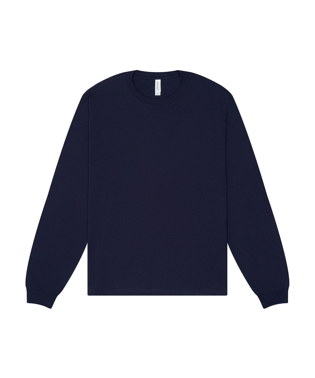 Unisex heavy boxy long sleeve tee