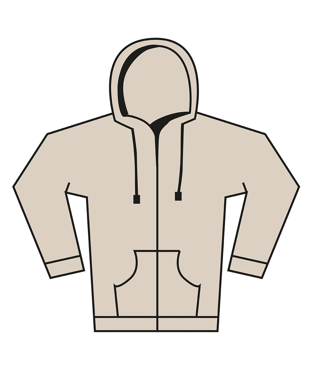 Unisex heavy full-zip hoodie