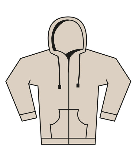 Unisex heavy full-zip hoodie