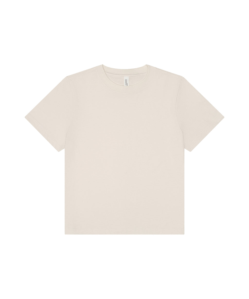 Womens heavy boxy tee