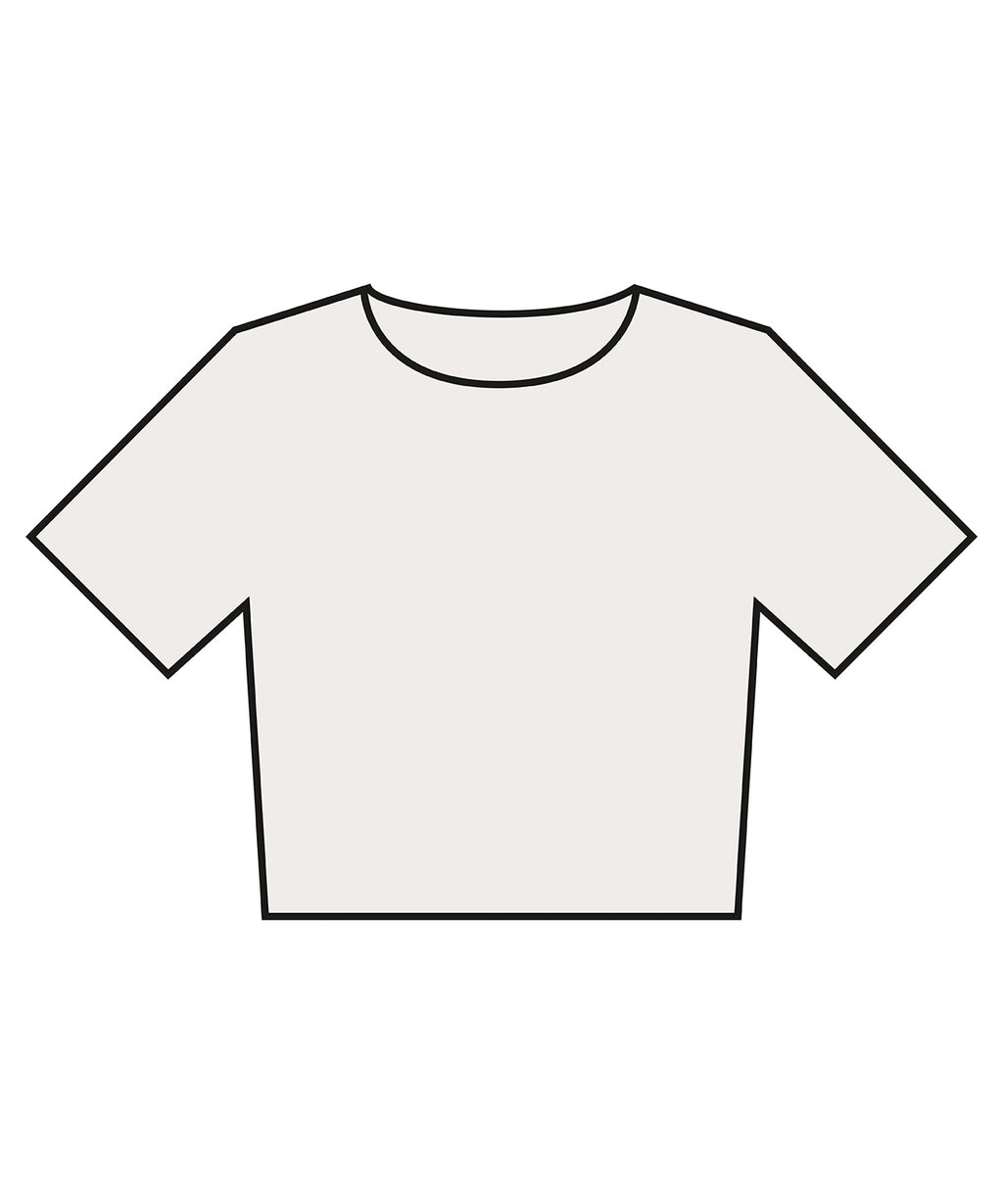 Womens heavyweight washed cropped tee