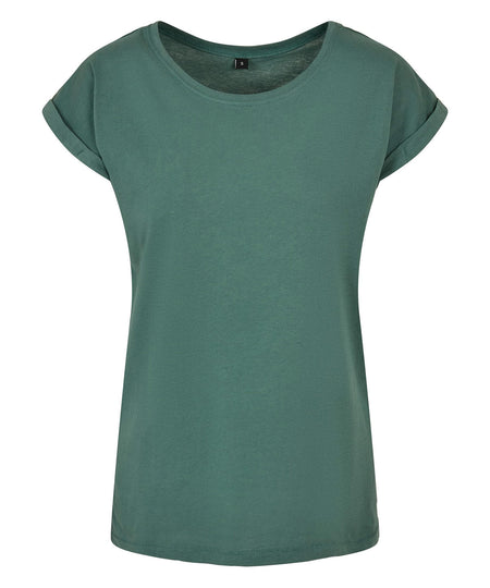 Women's extended shoulder tee