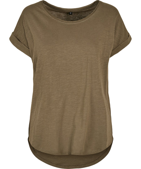 Women's long slub tee