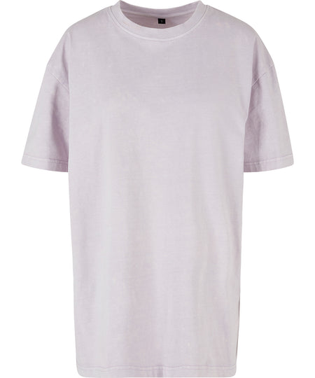 Womens oversized acid wash tee