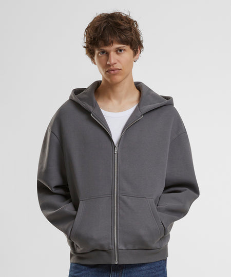 Fluffy zip hoodie