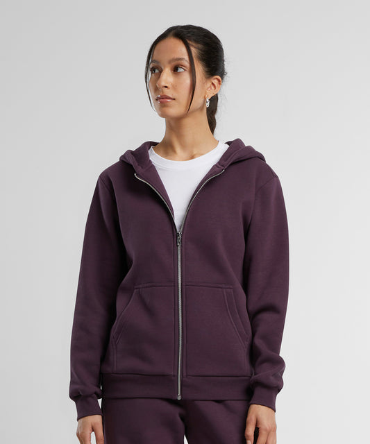 Womens fluffy zip hoodie