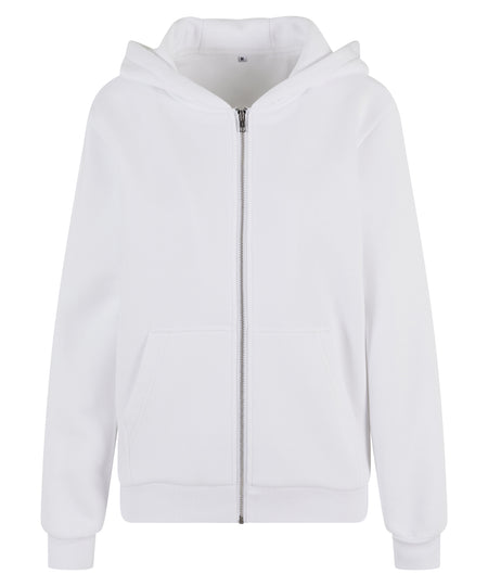 Womens fluffy zip hoodie