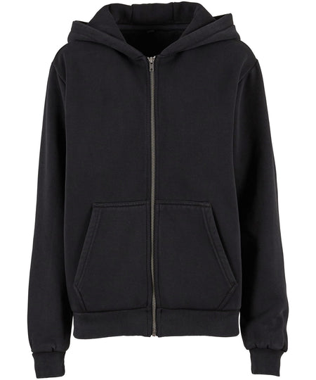 Womens vintage heavy zip hoodie
