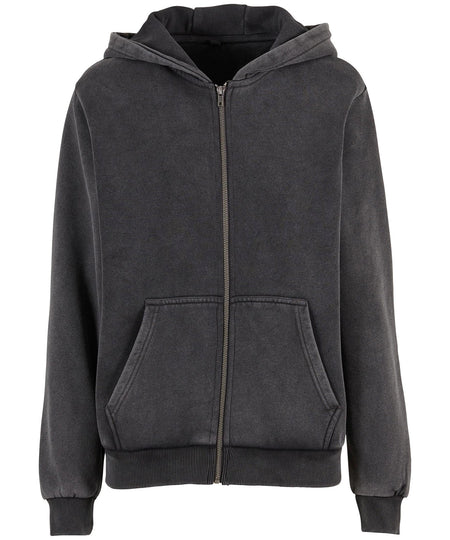 Womens vintage heavy zip hoodie