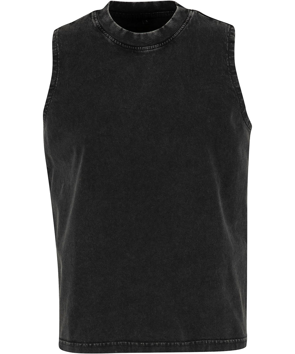 Womens vintage washed sleeveless tee