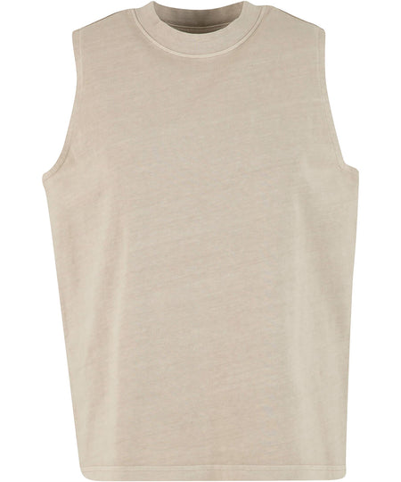 Womens vintage washed sleeveless tee