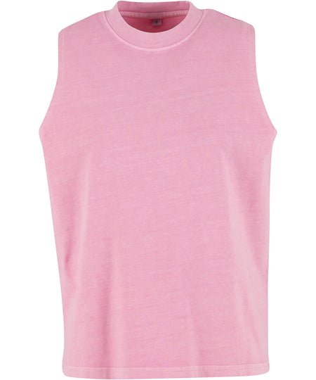 Womens vintage washed sleeveless tee