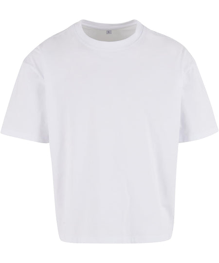 Cropped oversize tee