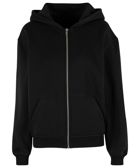 Womens loose-fit zip hoodie