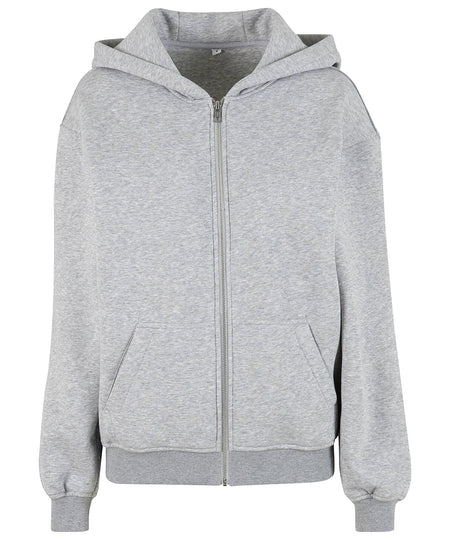Womens loose-fit zip hoodie