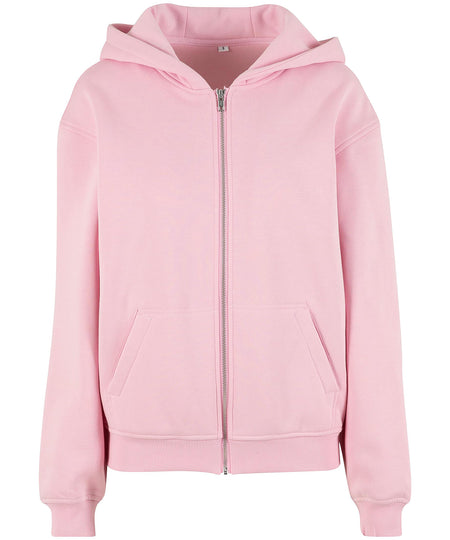 Womens loose-fit zip hoodie