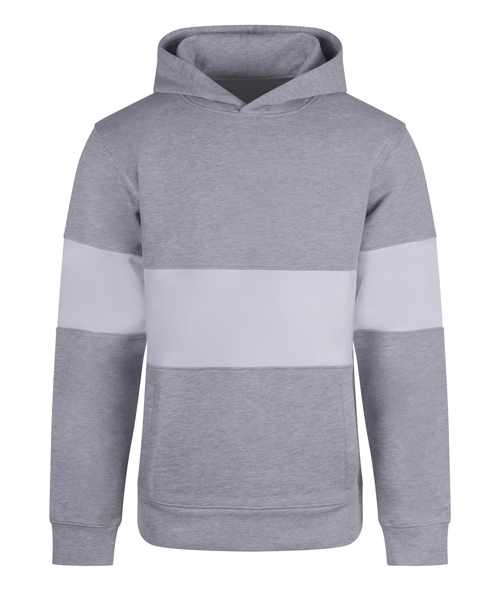 Heavyweight panelled hoodie