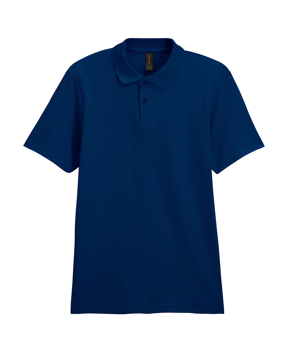 Softstyle adult double piqué polo